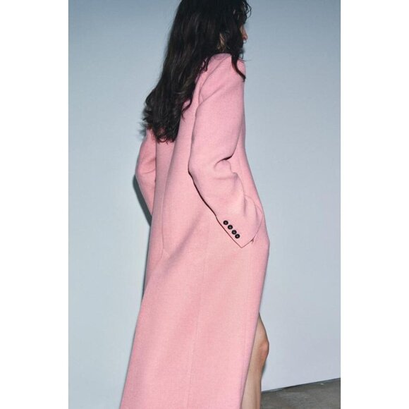 ZARA ZW COLLECTION LIMITED EDITION LONG COAT - Picture 4 of 7